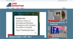 Desktop Screenshot of intotomorrow.com