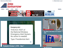 Tablet Screenshot of intotomorrow.com